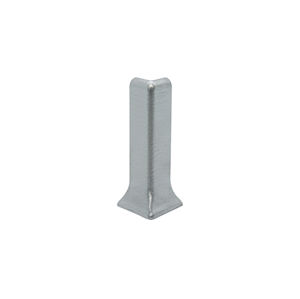 Roh k soklu Progress Profile vonkajší hliník kartáčovaný lesklý strieborná, výška 60 mm, REZCTBS605