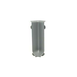Roh k soklu Progress Profile vnútorný hliník elox strieborná, výška 60 mm, RIZCTAA605