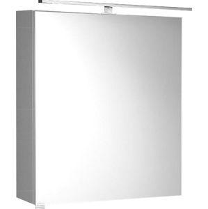 Zrkadlová skrinka s osvetlením Sapho 60x70 cm lamino biela RW062