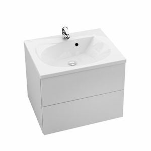 Kúpeľňová skrinka pod umývadlo Ravak Rosa 76x49 cm biela X000001293
