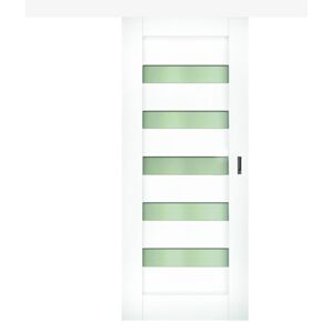 Interiérové dvere Naturel Accra posuvné 70 cm biele ACCRACPLB70PO + posuvný systém