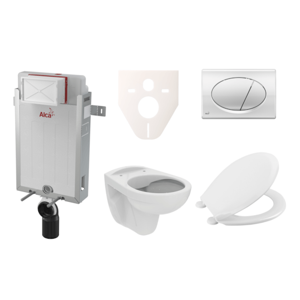 Cenovo zvýhodnený závesný WC set Alca na zamurovanie + WC S-Line S-line Pre SIKOAP2