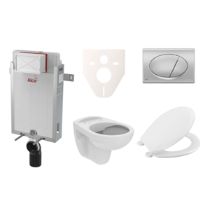Cenovo zvýhodnený závesný WC set Alca na zamurovanie + WC S-Line S-line Pre SIKOAP3