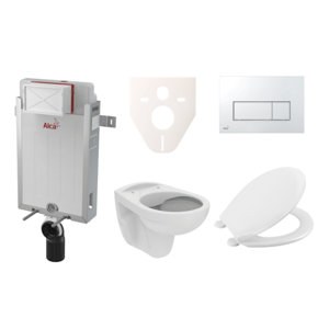 Cenovo zvýhodnený závesný WC set Alca na zamurovanie + WC S-Line S-line Pre SIKOAP8