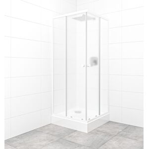 Set sprchovacieho kúta a vaničky, štvorec 80x80 cm Multi Basic SIKOBKMUQ80CH0