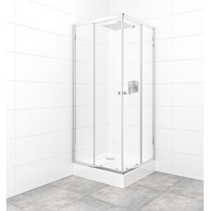 Set sprchovacieho kúta a vaničky, štvorec 80x80 cm Multi Basic SIKOBKMUQ80CRT