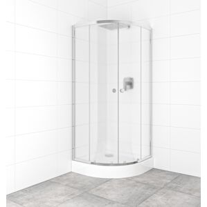 Set sprchovacieho kúta a vaničky, štvrťkruh 80x80 cm Multi Basic SIKOBKMUS80CRCH