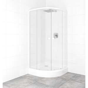 Set sprchovacieho kúta a vaničky, štvrťkruh 90x90 cm Multi Basic SIKOBKMUS90CH0