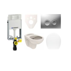 Cenovo zvýhodnený závesný WC set Geberit na zamurovanie + WC S-Line SIKOGE1U3