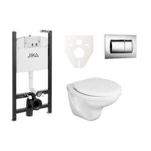 Cenovo zvýhodnený závesný WC set Jika do ľahkých stien / predstenová montáž + WC Fayans Neo SIKOJSJ2