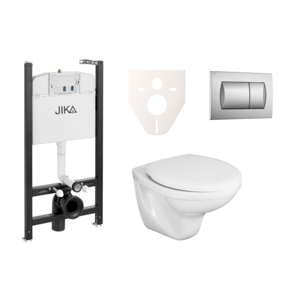 Cenovo zvýhodnený závesný WC set Jika do ľahkých stien / predstenová montáž + WC Fayans Neo SIKOJSJ3