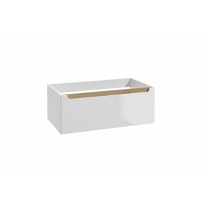 Kúpeľňová skrinka pod umývadlo Naturel Stilla 80x30x45 cm biela STILLAD08005