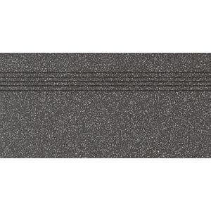 Schodovka Rako Taurus Granit čierna 30x60 cm mat TCPSE069.1