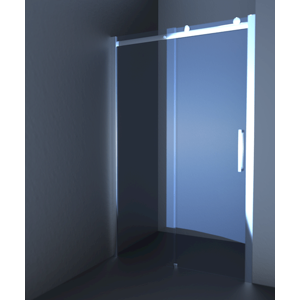 Sprchové dvere Anima T-Linea posuvné 120 cm, sklo číre, chróm profil TLD120TL