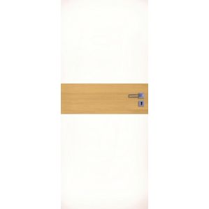 Interiérové dvere NATUREL Vari, 60 cm, ľavé, biela, brest, VARI10J60L
