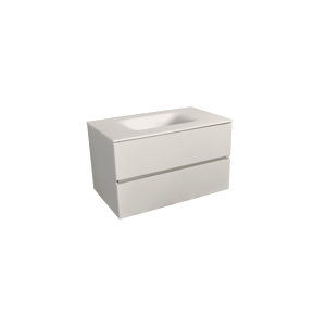 Kúpeľňová skrinka s umývadlom bílá mat Naturel Verona 66x51,2x52,5 cm biela mat VERONA66BMBM