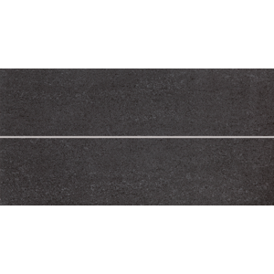 Dekor Rako Unistone čierna prerez 20x40 cm mat WIFMB613.1