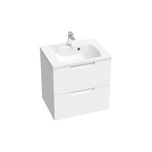 Kúpeľňová skrinka pod umývadlo Ravak Classic II 80x58,5x45 cm biela lesk X000001480