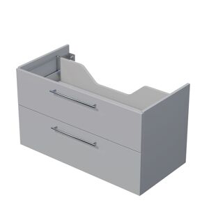 Kúpeľňová skrinka pod dosku se 2 zásuvkami Naturel Ratio 100x56x50 cm v šedej farbe mat ZB1002Z56.A5866
