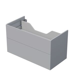 Kúpeľňová skrinka pod dosku se 2 zásuvkami Naturel Ratio 100x56x50 cm v šedej farbe mat ZB1002Z56PU.A5866