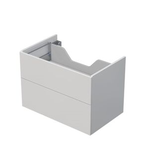Kúpeľňová skrinka pod dosku se 2 zásuvkami Naturel Ratio 80x56x50 cm biela lesk ZB802Z56PU.A0016