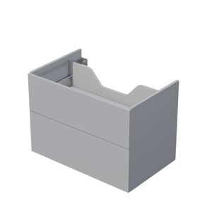 Kúpeľňová skrinka pod dosku se 2 zásuvkami Naturel Ratio 80x56x50 cm v šedej farbe mat ZB802Z56PU.A5866
