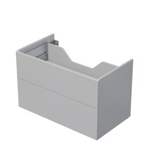 Kúpeľňová skrinka pod dosku se 2 zásuvkami Naturel Ratio 90x56x50 cm v šedej farbe lesk ZB902Z56PU.A2736