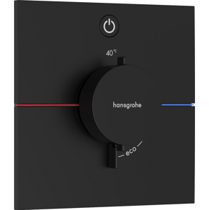 Sprchová batéria Hansgrohe ShowerSelect Comfort E bez podomietkového telesa matná čierna 15571670