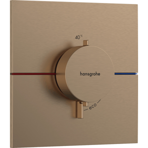 Sprchová batéria Hansgrohe ShowerSelect Comfort E bez podomietkového telesa kartáčovaný bronz 15574140