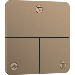 Ventil Hansgrohe ShowerSelect Comfort Q bez podomietkového telesa kartáčovaný bronz 15587140