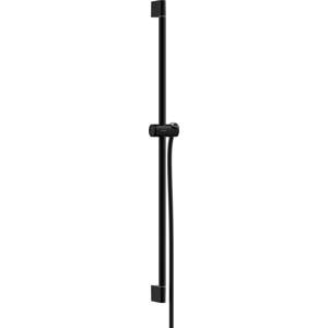 Sprchová tyč Hansgrohe Unica na stenu s držiakom sprchy a sprchovou hadicou matná čierna 24401670