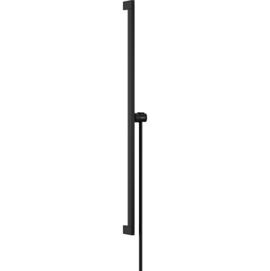 Sprchová tyč Hansgrohe Unica na stenu s držiakom sprchy a sprchovou hadicou matná čierna 24403670