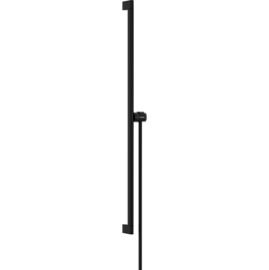 Sprchová tyč Hansgrohe Unica na stenu s držiakom sprchy a sprchovou hadicou matná čierna 24405670