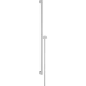 Sprchová tyč Hansgrohe Unica na stenu s držiakom sprchy a sprchovou hadicou matná biela 24405700