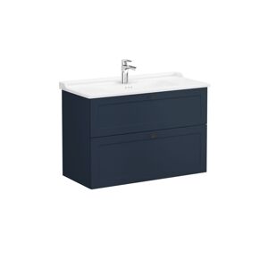 Kúpeľňová skrinka s umývadlom Vitra Root 100x67x46 cm modrá mat ROOTC100BINTC
