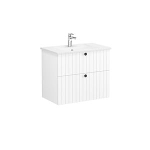 Kúpeľňová skrinka s umývadlom Vitra Root 80x67x46 cm biela mat ROOTG80WINTS
