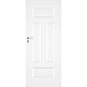 Interiérové dvere NATUREL Nestra3, 60 cm, biele, lak, ľavé, WC, NESTRA360L